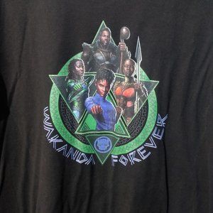 Wakanda Forever Four Heros T-Shirt Black 2XL